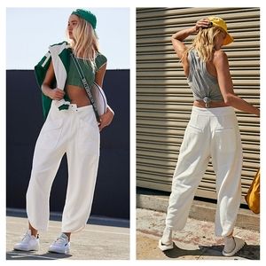 Free People  Timko Pants in Optic White  medium
